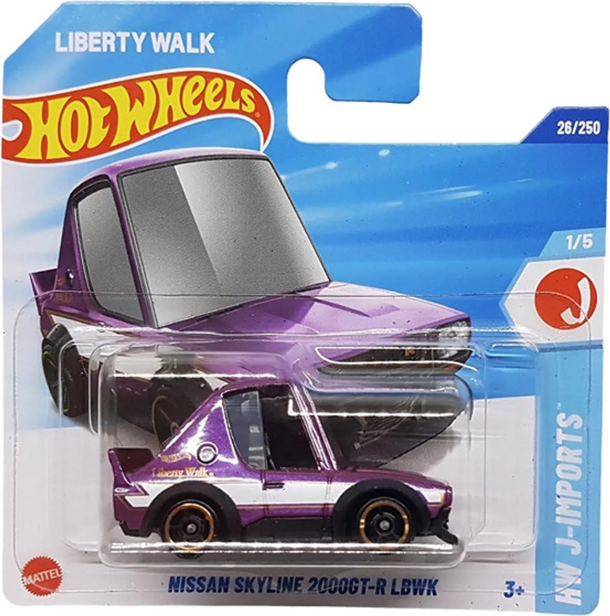 Hot Wheels Nissan Skyline 2000GT-R Liberty Walk 1:64