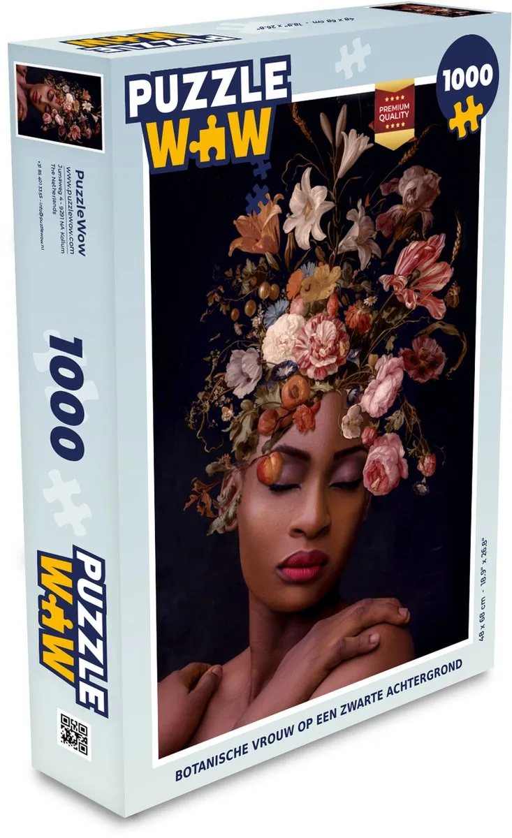 PuzzleWow Boeket Make-up Legpuzzel 1000 Stuks