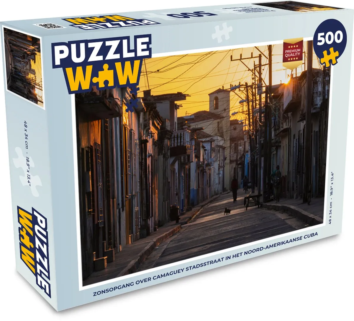 PuzzleWow Legpuzzel Zonsopgang Camaguey 500 Stuks