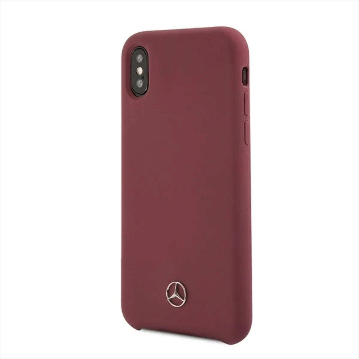 Mercedes-Benz Silicone Case iPhone X/XS - Rood - MPN 3700740411872