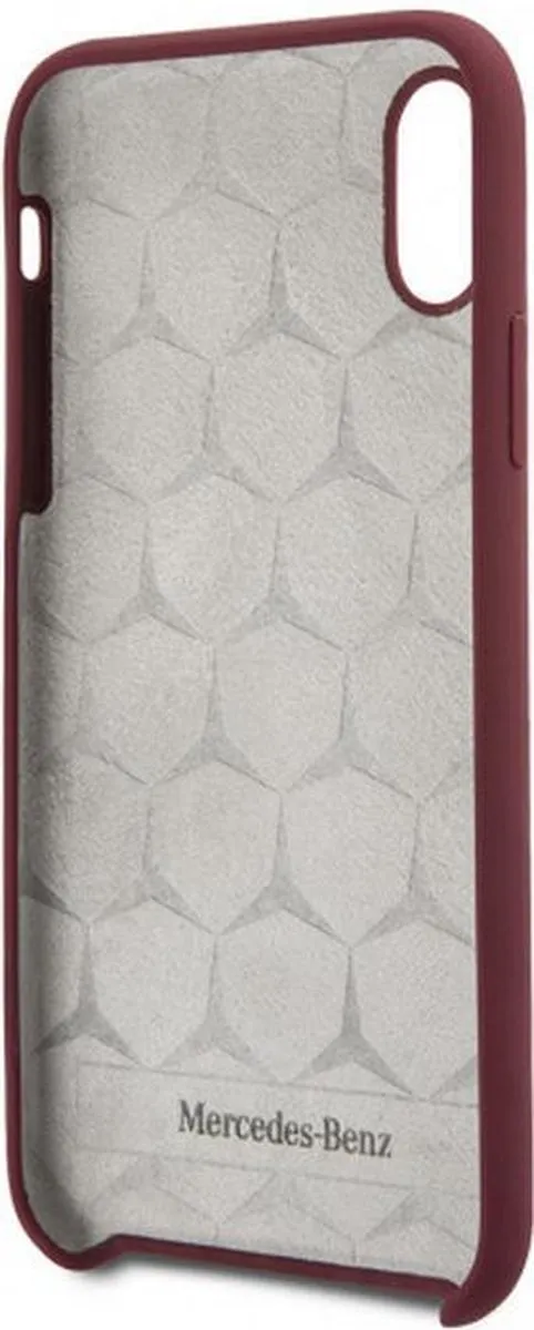 Mercedes-Benz Silicone Case iPhone X/XS - Rood - MPN 3700740411872