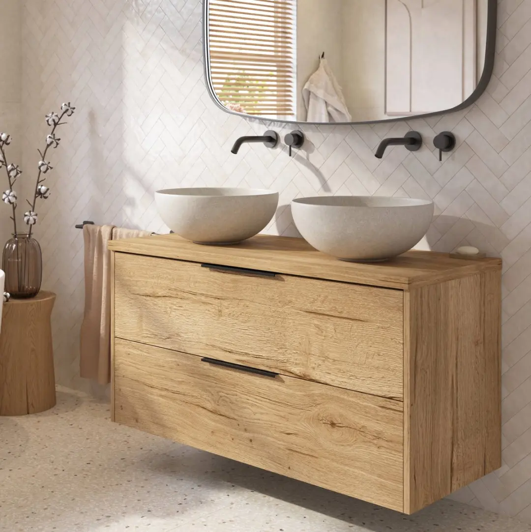 Saqu Lima Badmeubel 120x51x62cm Eiken Marcato
