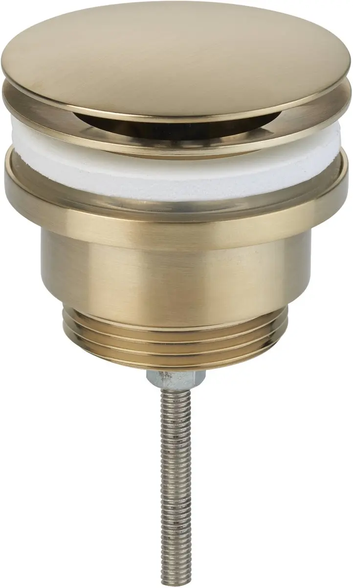 Saqu Trento Fonteinset - Wit met messing kraan links - afbeelding 3 van 6