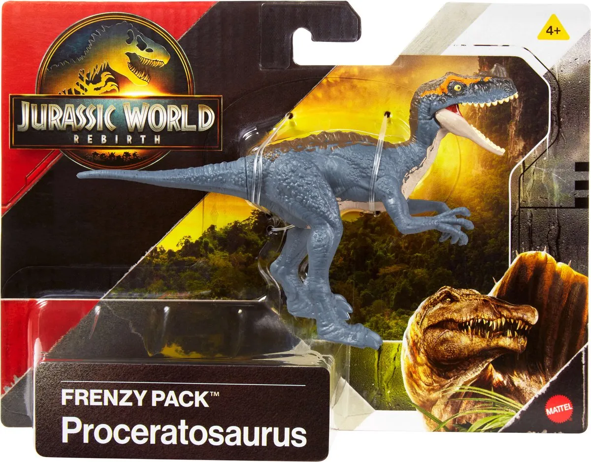 Jurassic World Rebirth Proceratosaurus JCL55 Dinosaurusfiguur - AR Multicolor