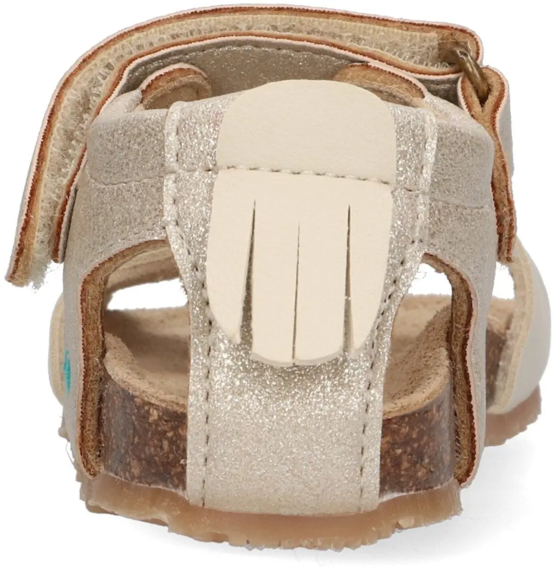 BunniesJR Britt Beach Platte Sandalen - Goud - afbeelding 3 van 6