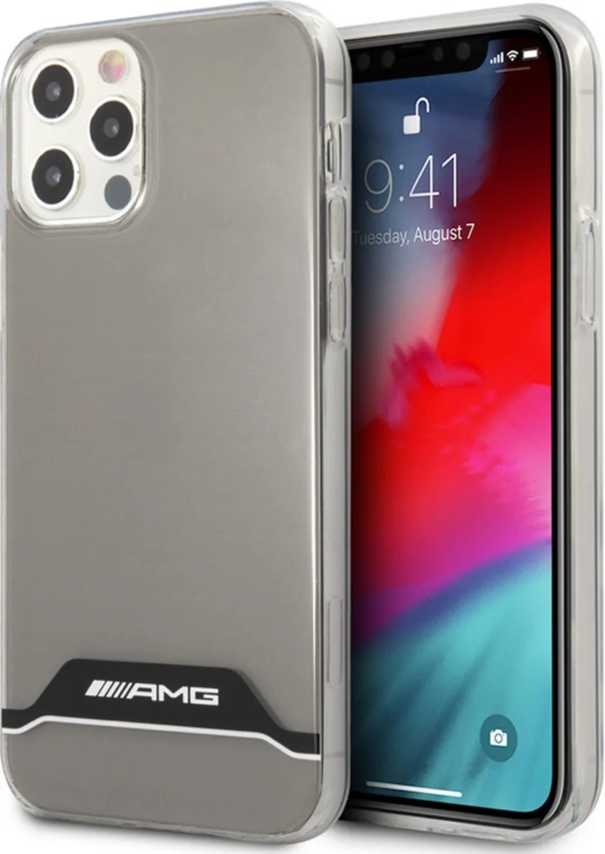 Mercedes-AMG Horizontal Line Back Case - iPhone 12/12 Pro - Transparant - afbeelding 2 van 6