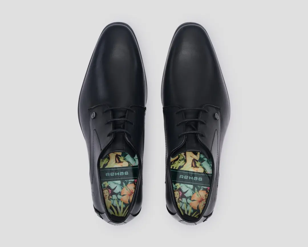 Rehab Greg Leather Heren Nette Veterschoen