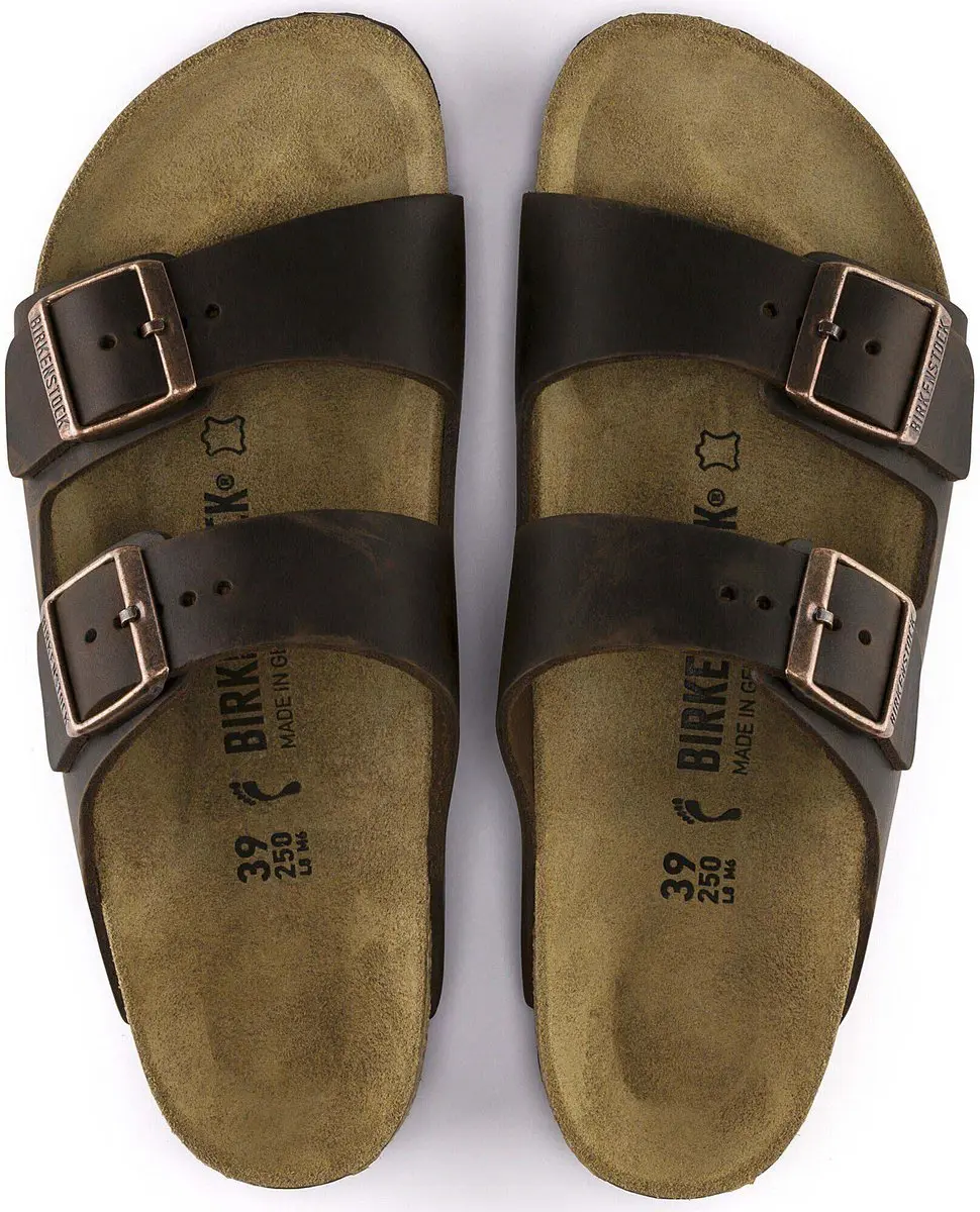 Birkenstock Arizona Slides Nubuck Habana - 42 - afbeelding 3 van 6