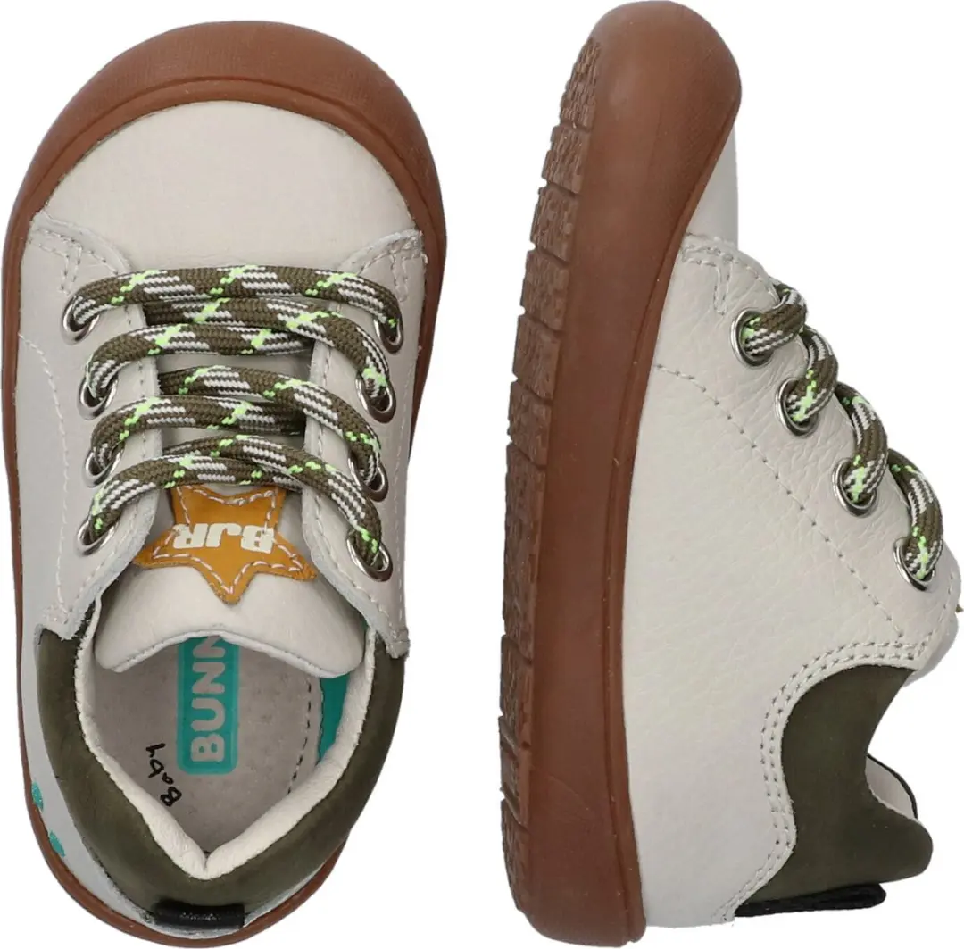BunniesJR Reese Rap Lage Sneakers - Wit - afbeelding 3 van 6