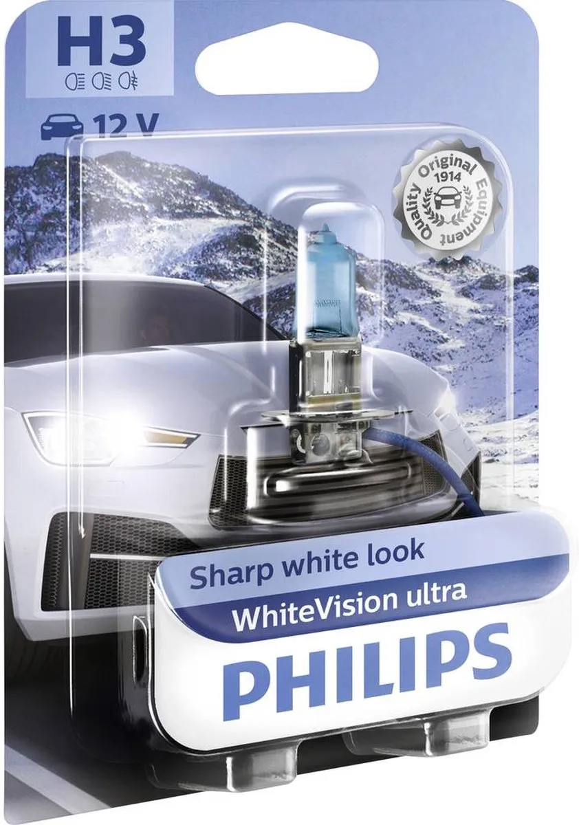 Philips LED WhiteVision Ultra H3 Halogeenlamp 55W - afbeelding 4 van 6