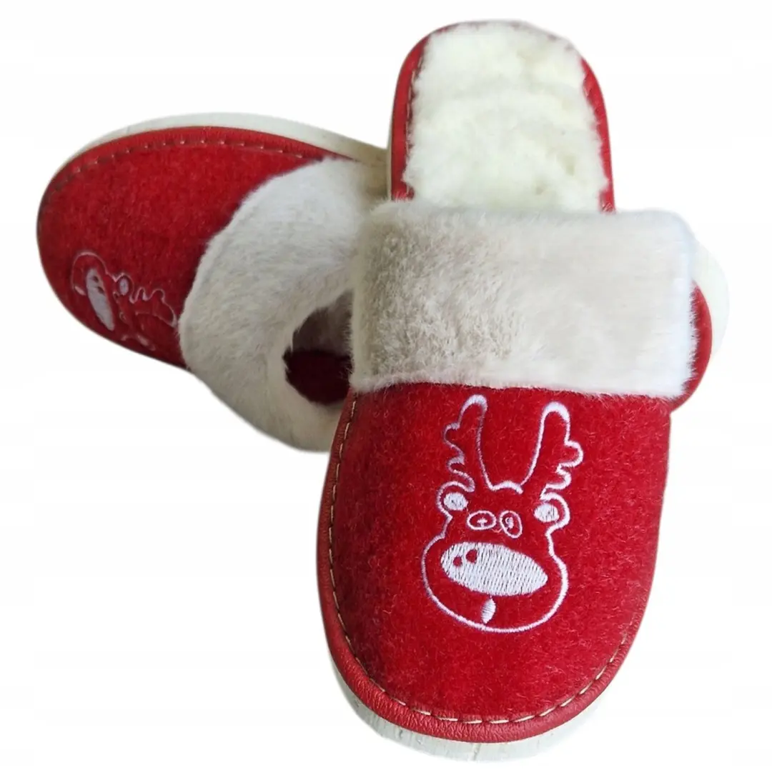 Dames Kerstslippers Rudolf
