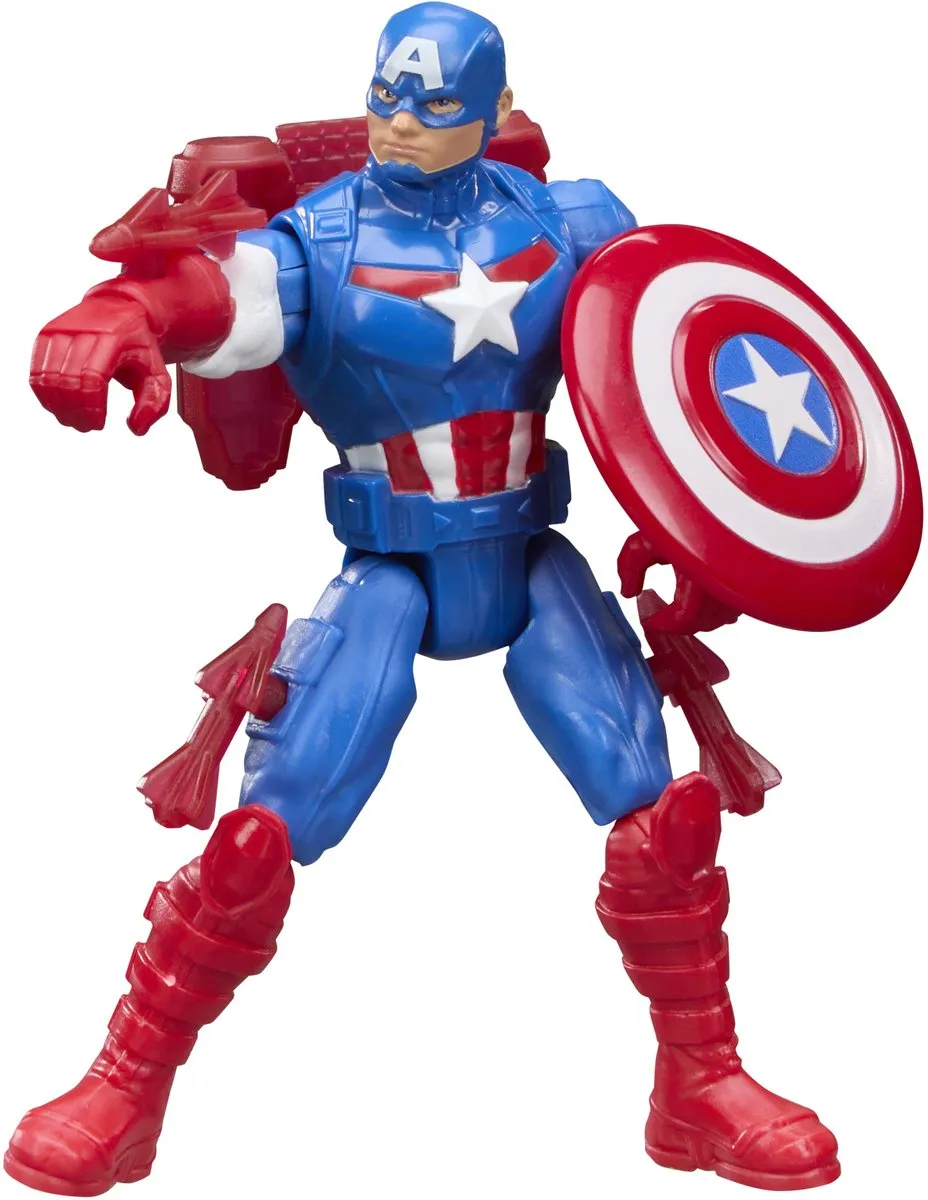 Marvel Avengers ActionVerse Captain America Actiefiguur 11cm - Multi