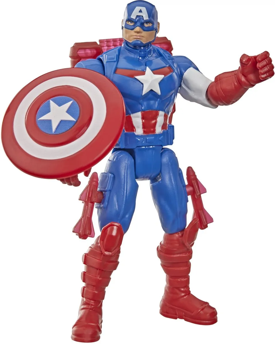 Marvel Avengers ActionVerse Captain America Actiefiguur 11cm - Multi - afbeelding 6 van 6