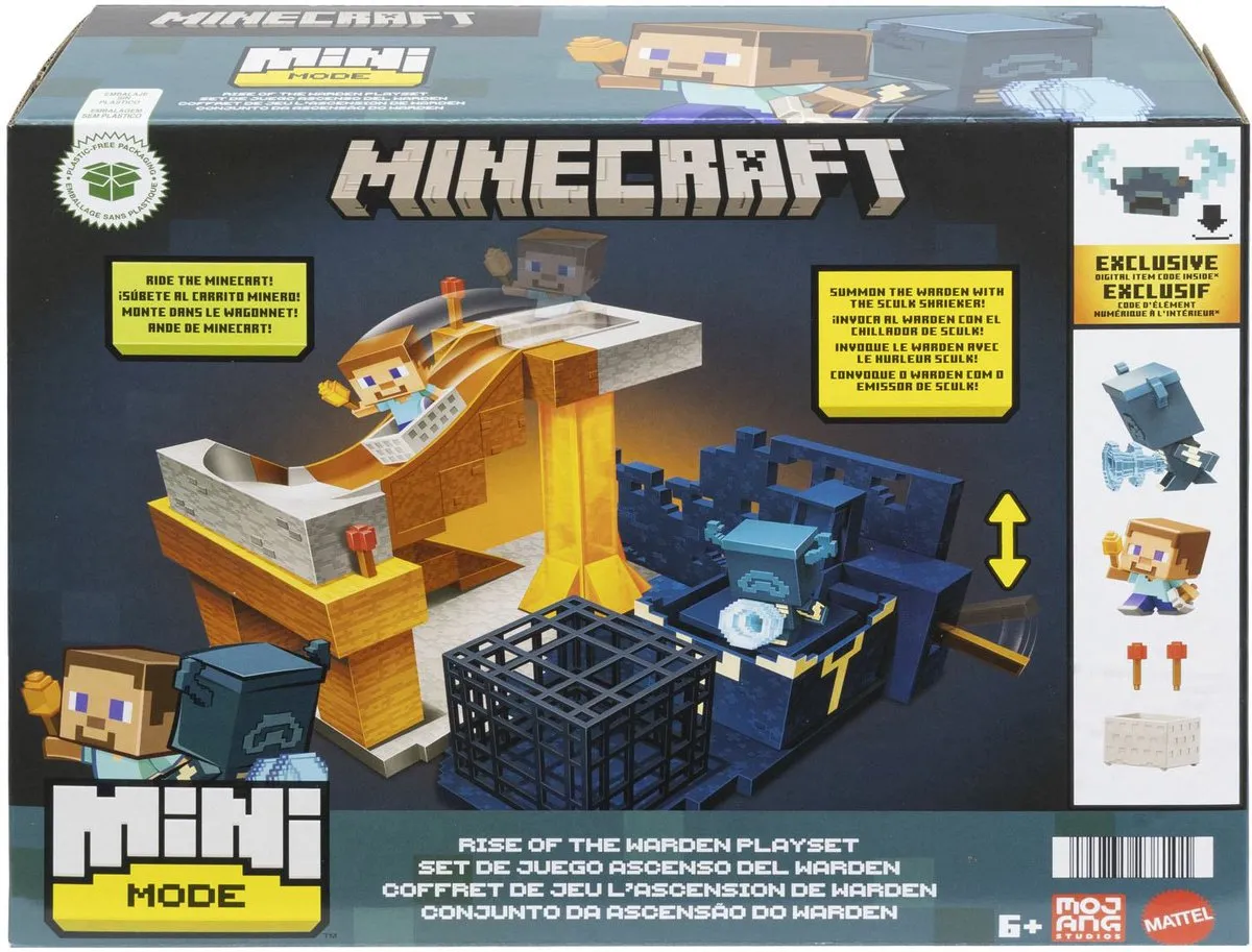 Minecraft Minimodus Opkomst van de Warden Speelset HXT72 - Multicolor