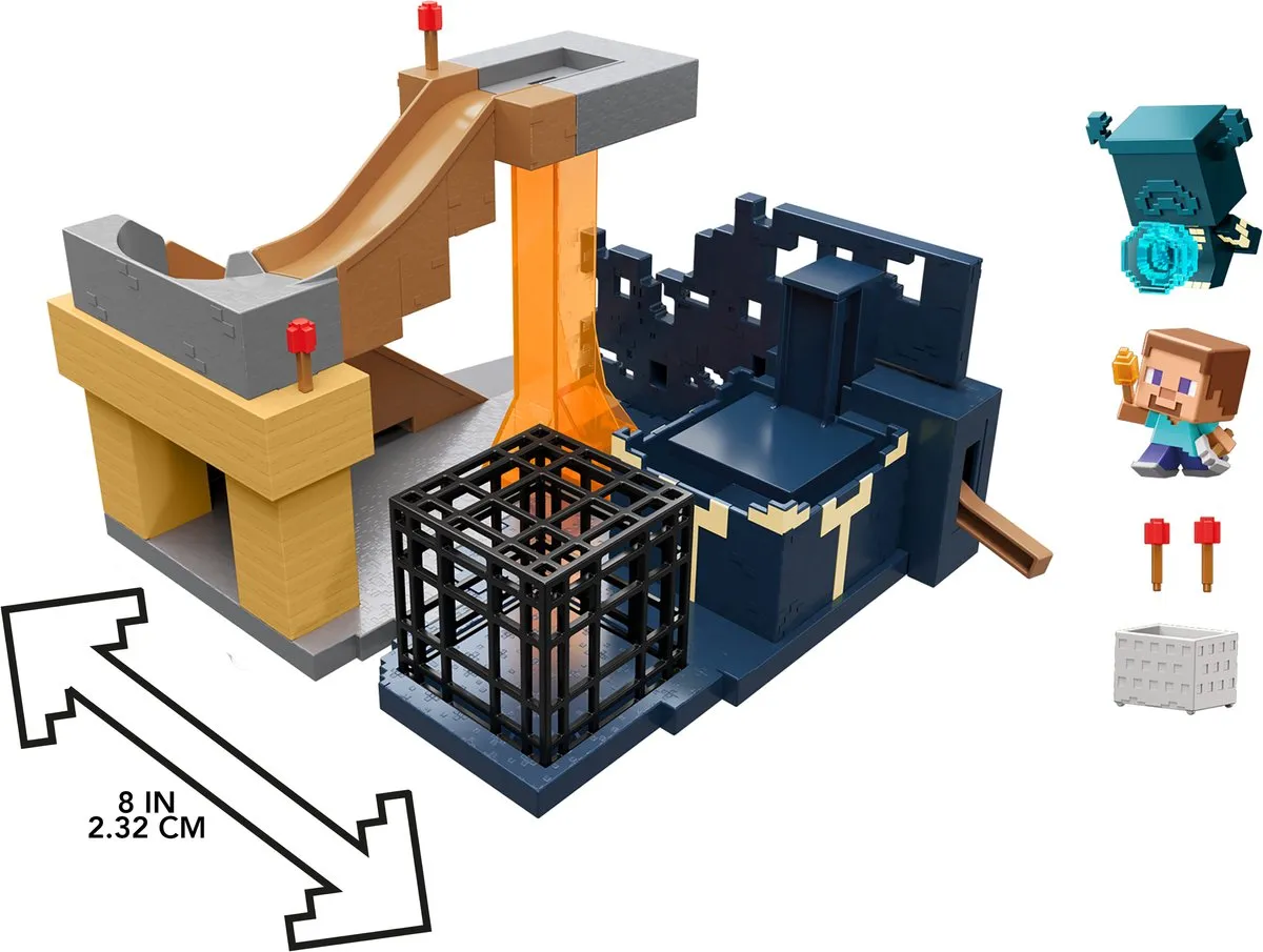 Minecraft Minimodus Opkomst van de Warden Speelset HXT72 - Multicolor