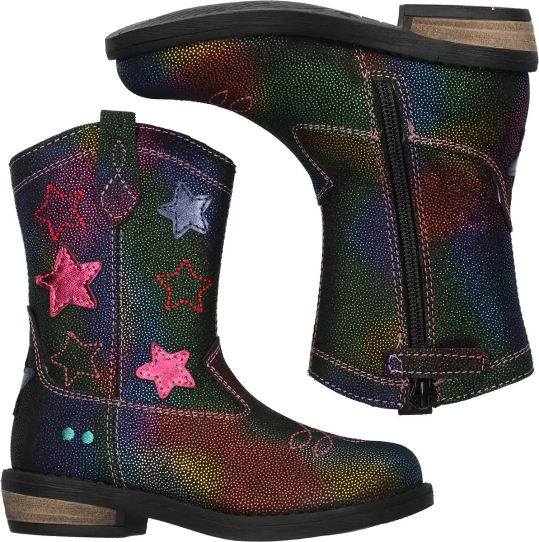 BunniesJR Roos Rodeo Enkellaarzen - Meisjes - afbeelding 6 van 6