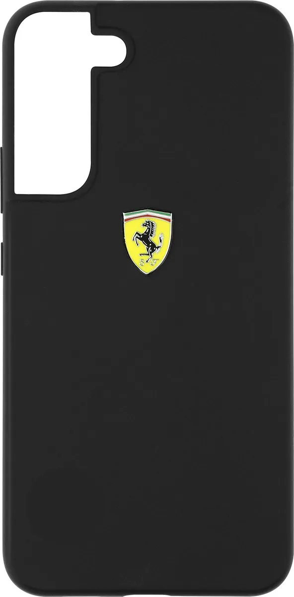 Ferrari SF Silicone Hoes Samsung Galaxy S22 - Zwart