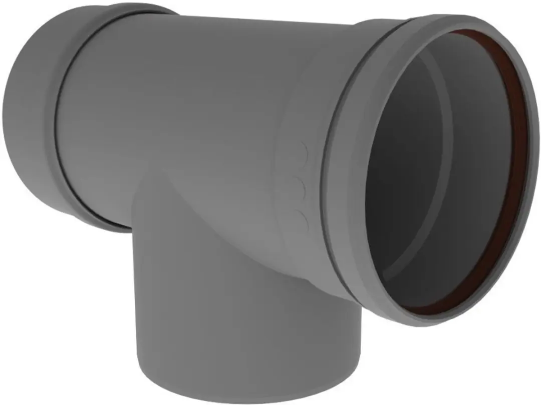 Remeha T-stuk met afdichtdeksel PPS, DN 80, vertic./horizont., M85046