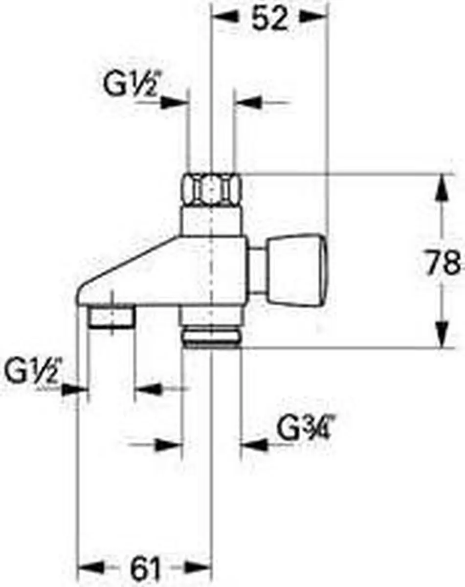 GROHE Omstelling Bad/Douche - afbeelding 3 van 4