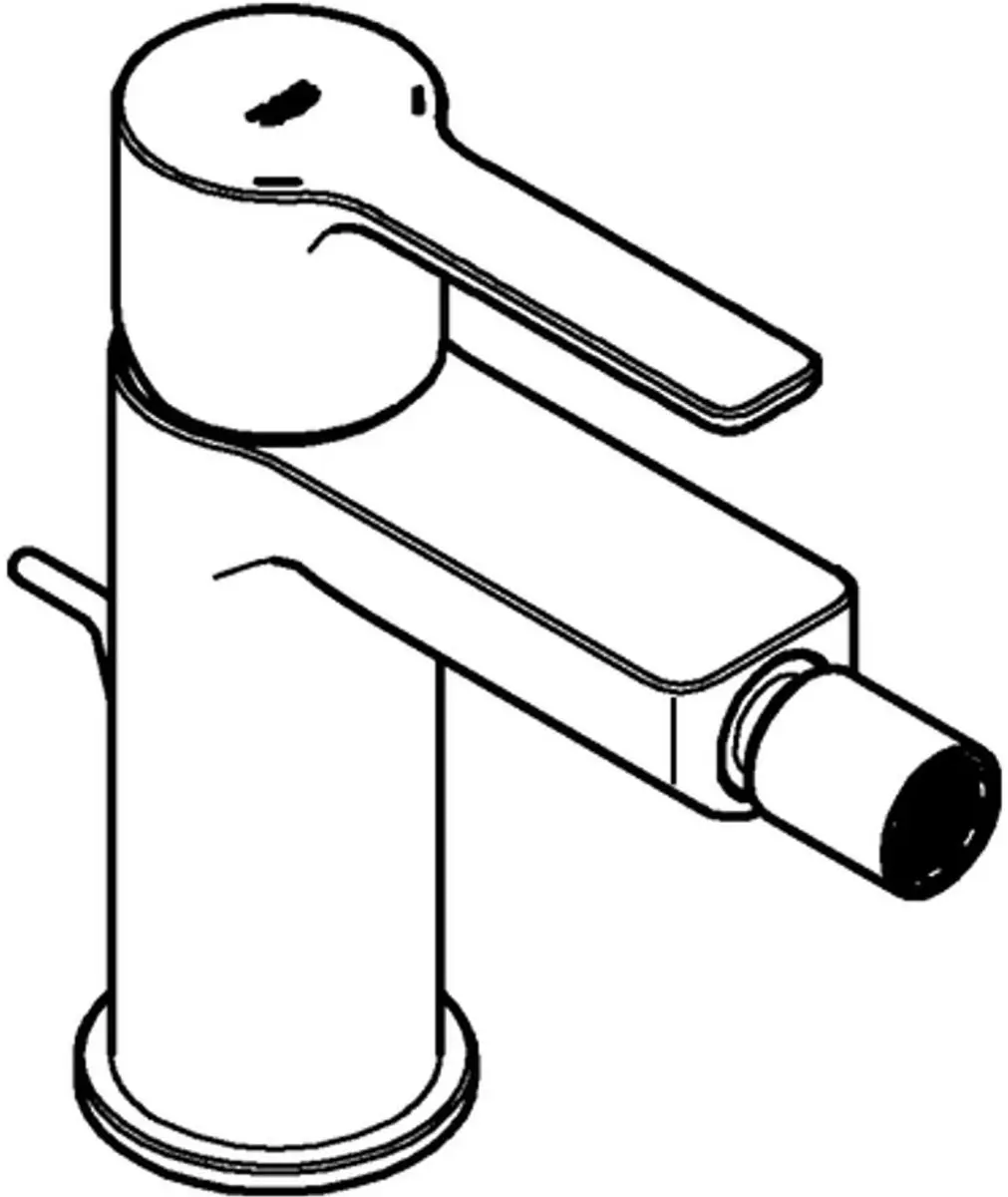 Grohe Lineare Bidetkraan 33848001 - Chroom - afbeelding 4 van 4