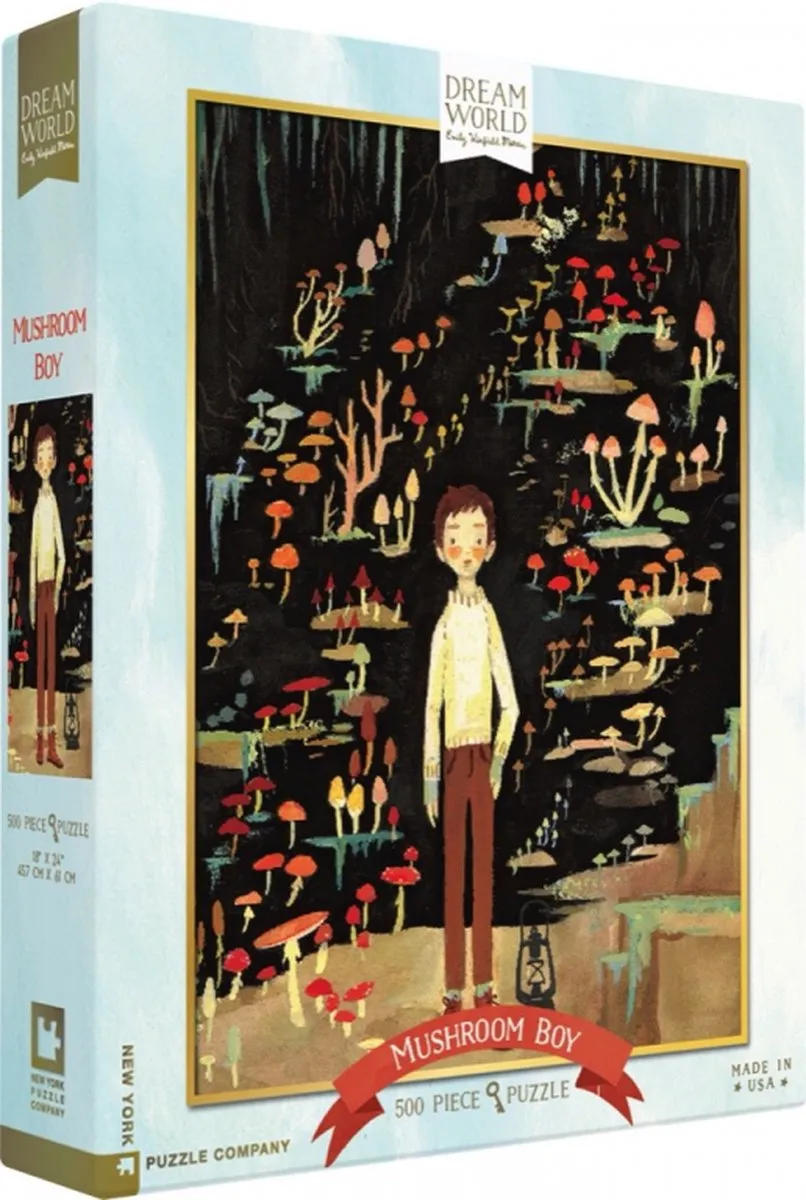 The New York Puzzle Company Mushroom Boy Puzzel - 500 Stuks - Multi