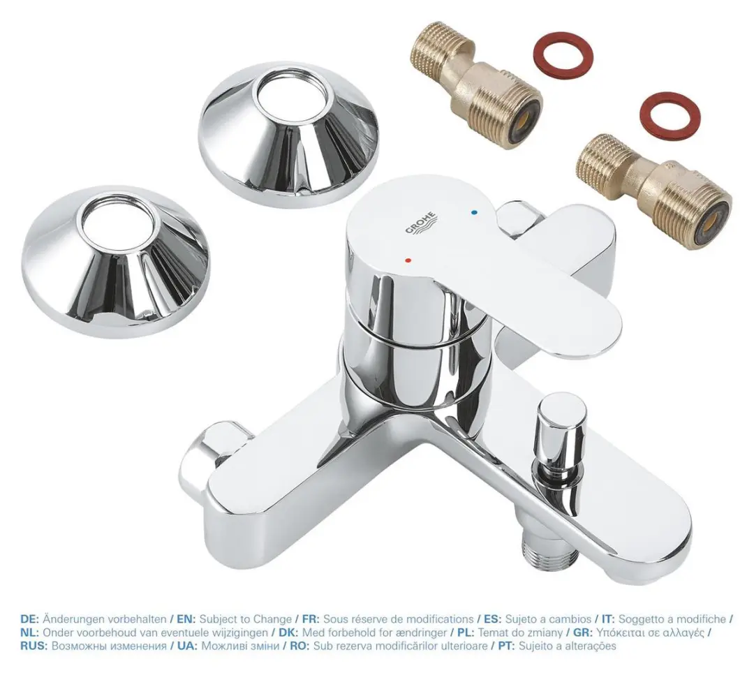 Grohe BauEdge Badmengkraan 23334000 - Chroom - afbeelding 6 van 6