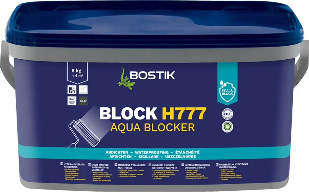Bostik Aquablocker 290ml - Grijs - afbeelding 4 van 5
