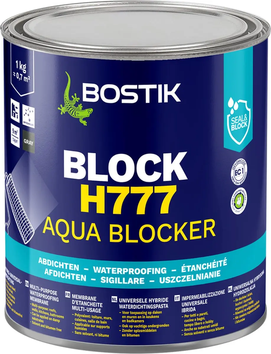 Bostik Aquablocker 290ml - Grijs - afbeelding 3 van 5