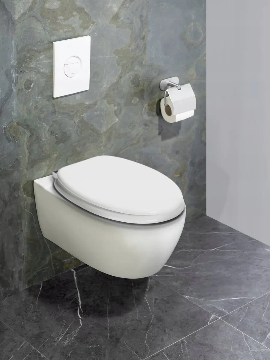 Wenko Klassiek Wit MDF Toiletglas met Soft-Close