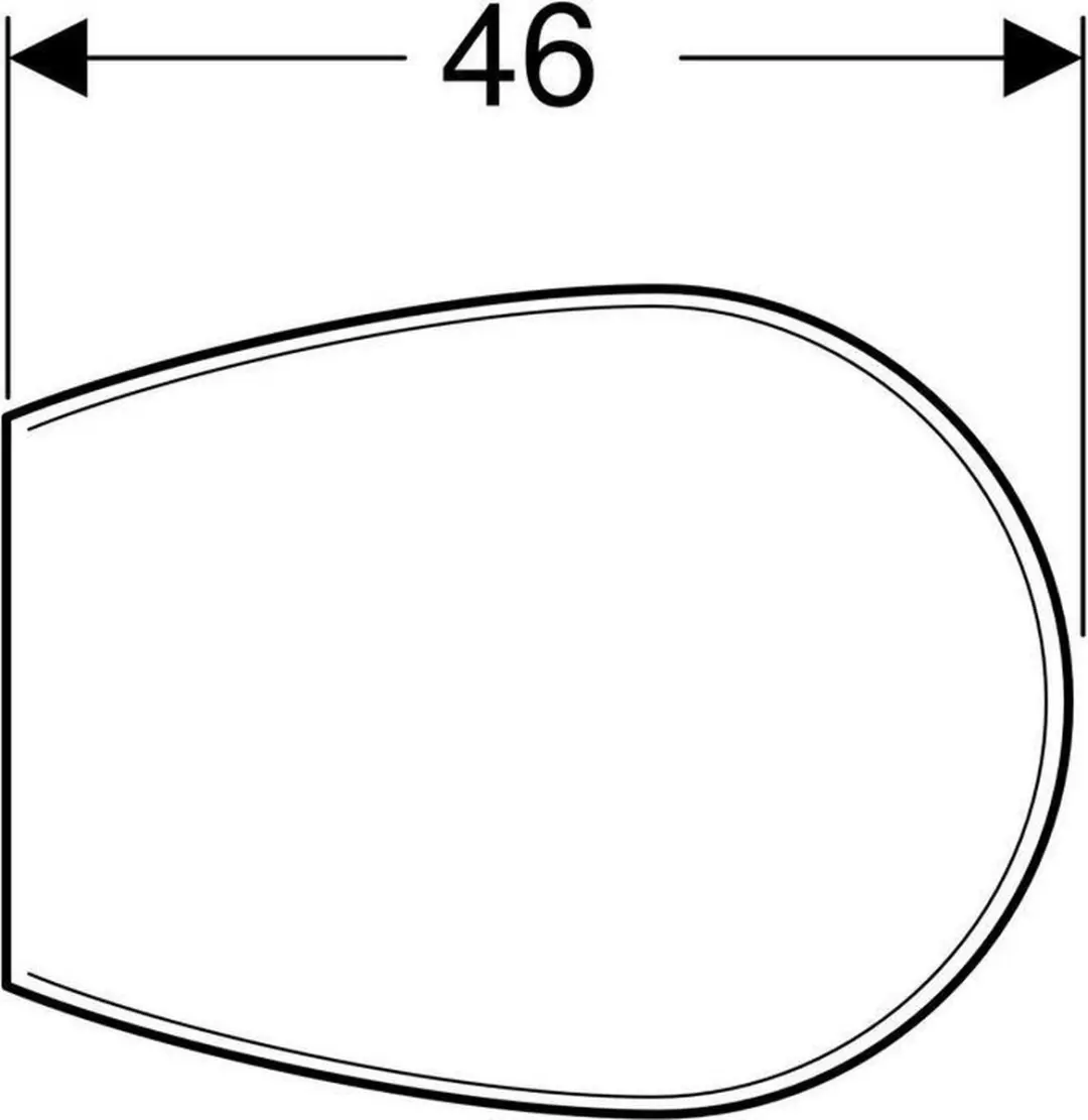 Geberit Keramag Renova Closetzitting 572165 Wit - afbeelding 2 van 3