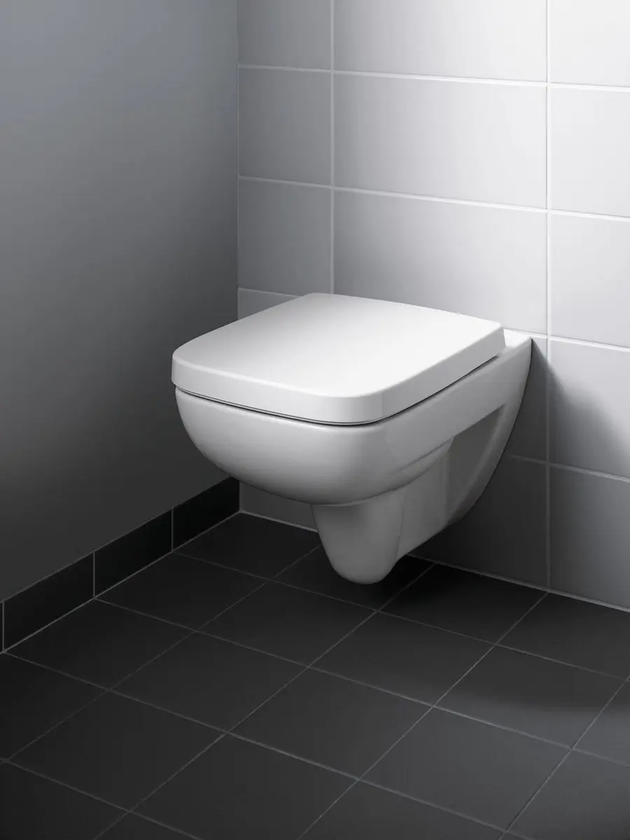 Geberit Renova Plan Rimfree Hangtoilet 54cm - Glanswit - afbeelding 5 van 6