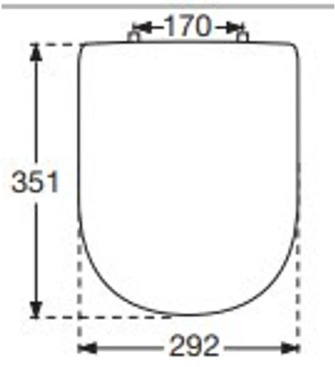 Villeroy & Boch Subway WC-deksel 292x351mm - Softclosing - Wit - afbeelding 3 van 6