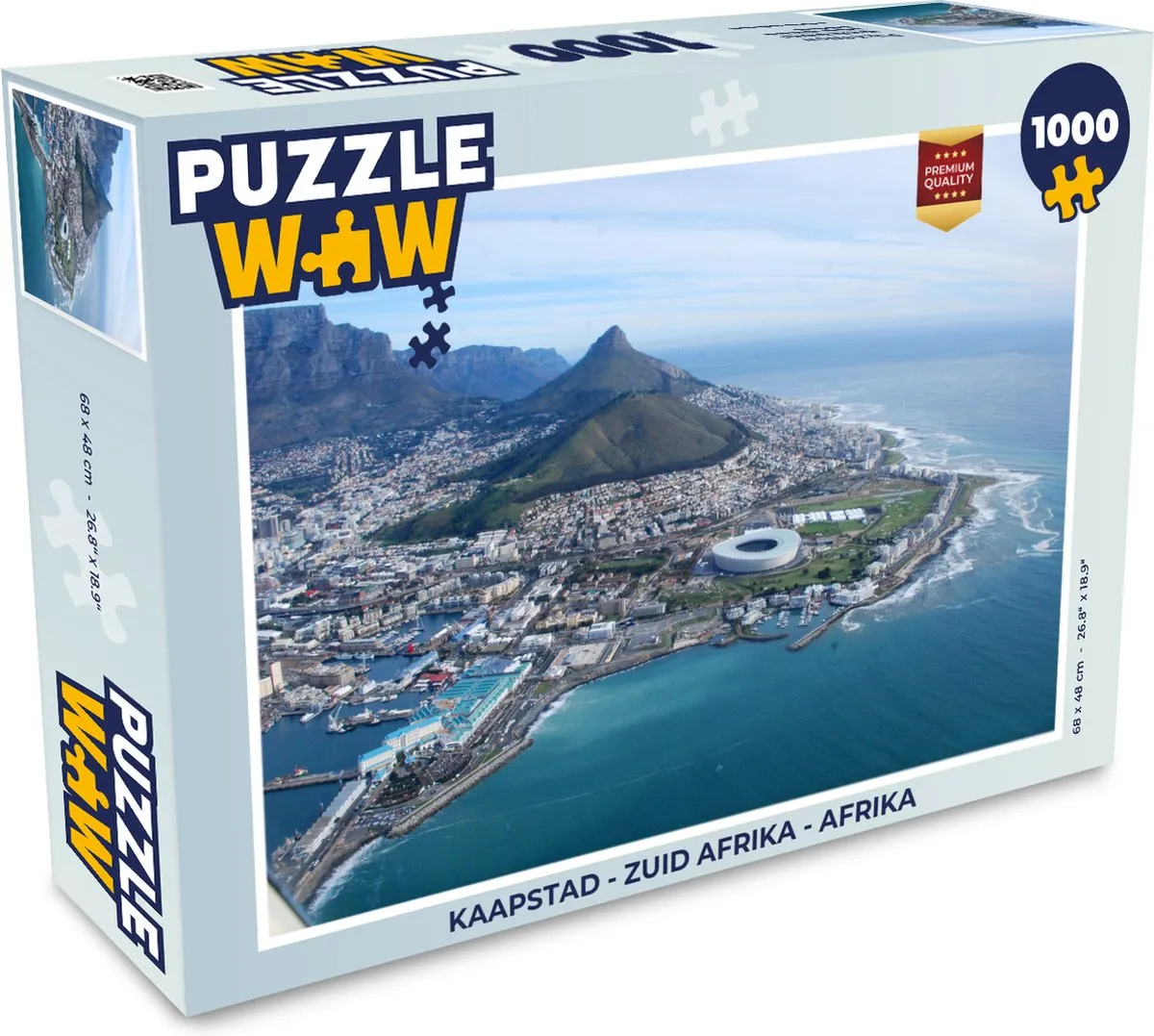 PuzzleWow Kaapstad Legpuzzel 1000 Stuks