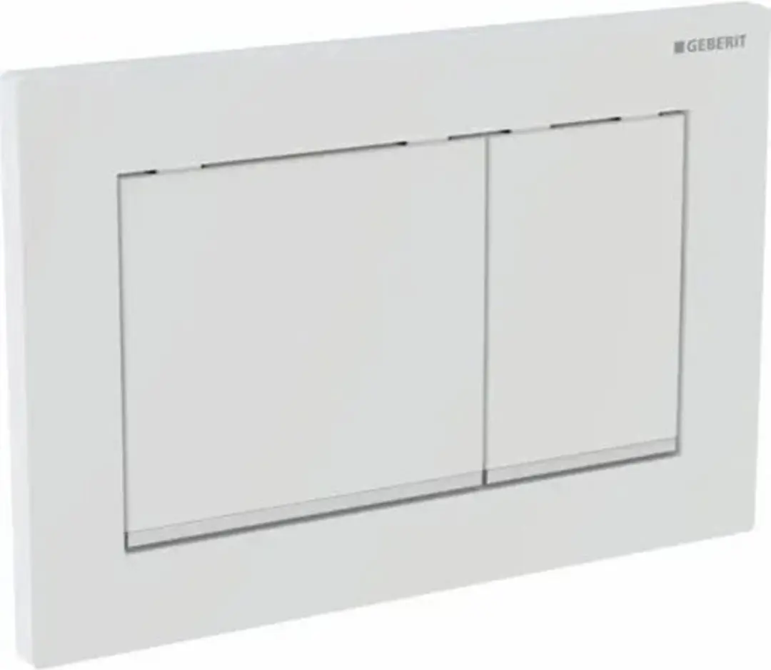 Geberit Omega 20 Bedieningsplaat - Mat wit - afbeelding 4 van 6