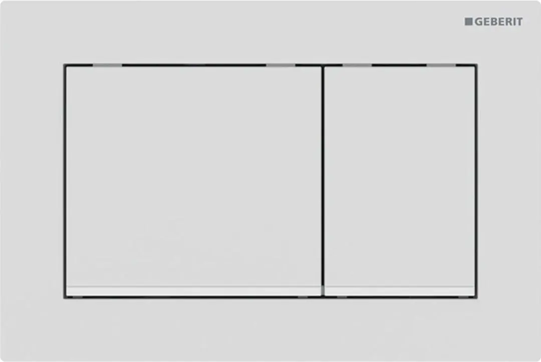 Geberit Omega 20 Bedieningsplaat - Mat wit - afbeelding 3 van 6