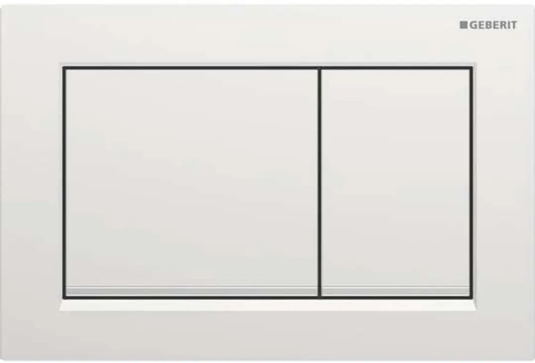 Geberit Omega 20 Bedieningspaneel - Mat Chroom - afbeelding 6 van 6