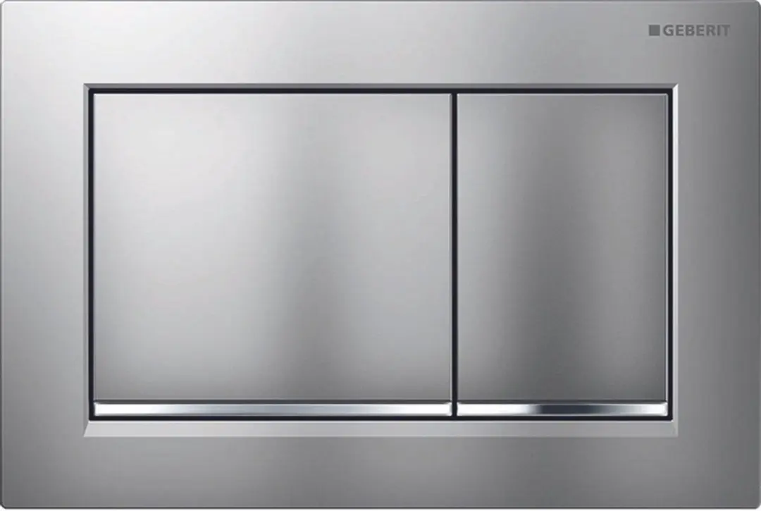 Geberit Omega 20 Bedieningspaneel - Mat Chroom - afbeelding 2 van 6