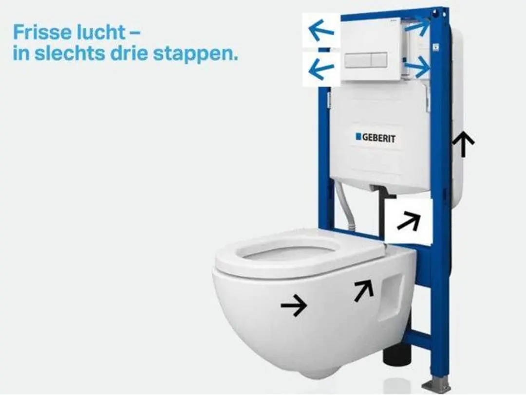 Geberit Sigma 40 Actief Koolfilter - Zwart - afbeelding 5 van 6