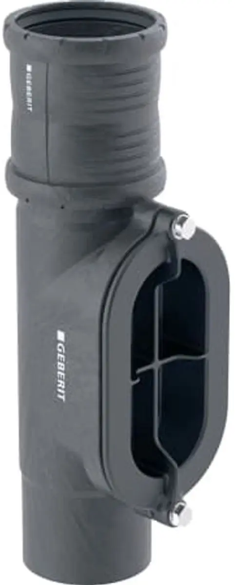 Geberit Silent-Pro Reinigingsstuk 90° DN125 Ovale opening