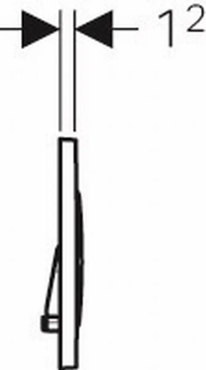 Geberit Sigma 20 Bedieningspaneel Chroom - afbeelding 3 van 6