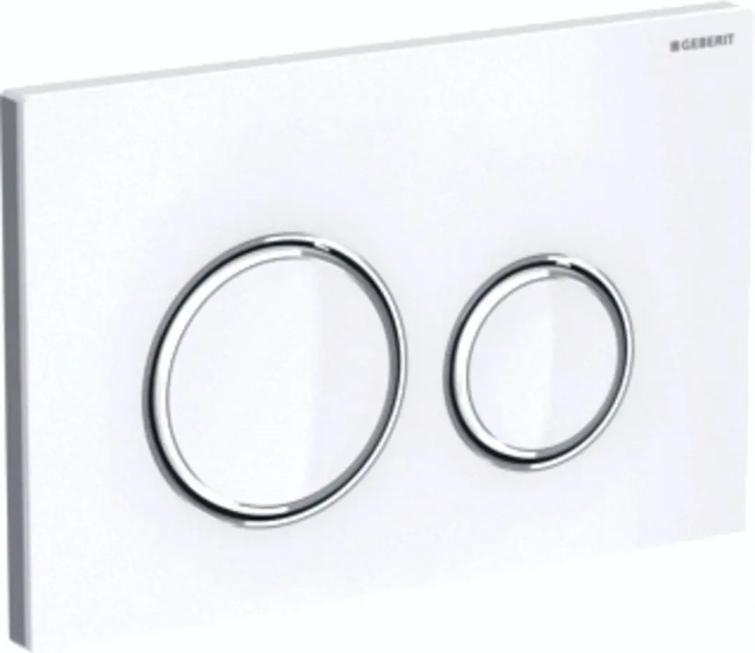 Geberit Sigma 50 Bedieningsplaat - Wit/Chroom - afbeelding 6 van 6