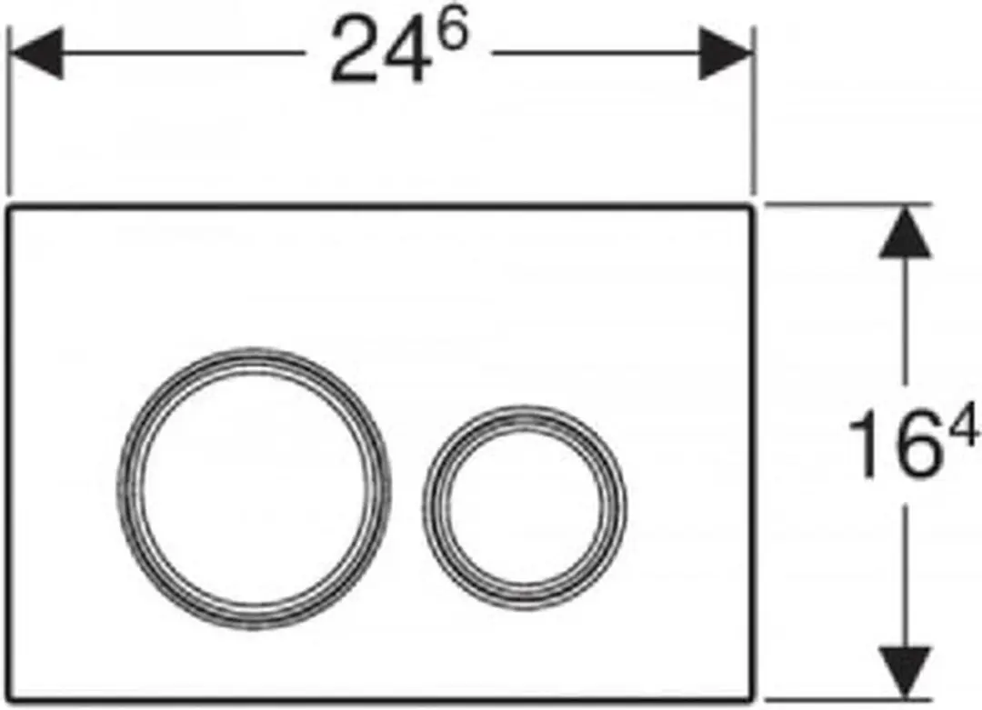 Geberit Sigma 50 Bedieningsplaat - Wit/Chroom - afbeelding 4 van 6