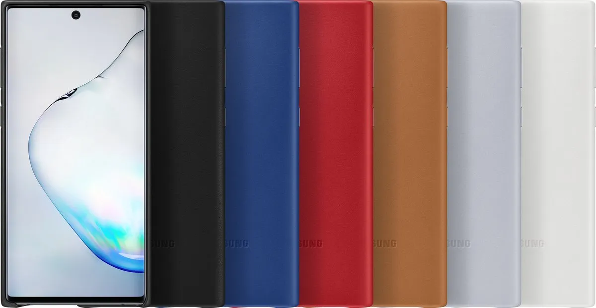 Samsung Leather Cover Galaxy Note 10 - Wit - MPN 8806090027680