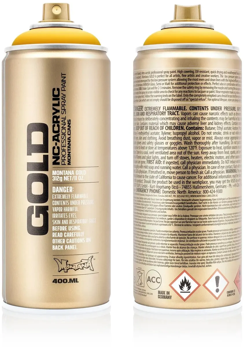 Montana GOLD G1220 Yellow Cab spuitbus 400ml