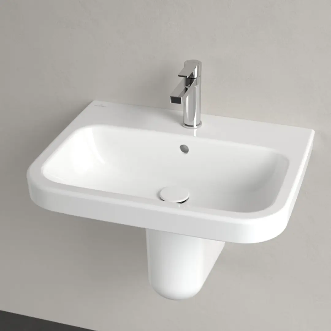Villeroy & Boch Architectura Wastafel 60x47cm Wit - afbeelding 6 van 6