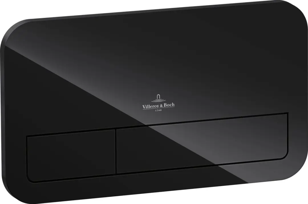 Villeroy & Boch ViConnect bedieningspaneel glas glossy zwart tbv ViConnect reser