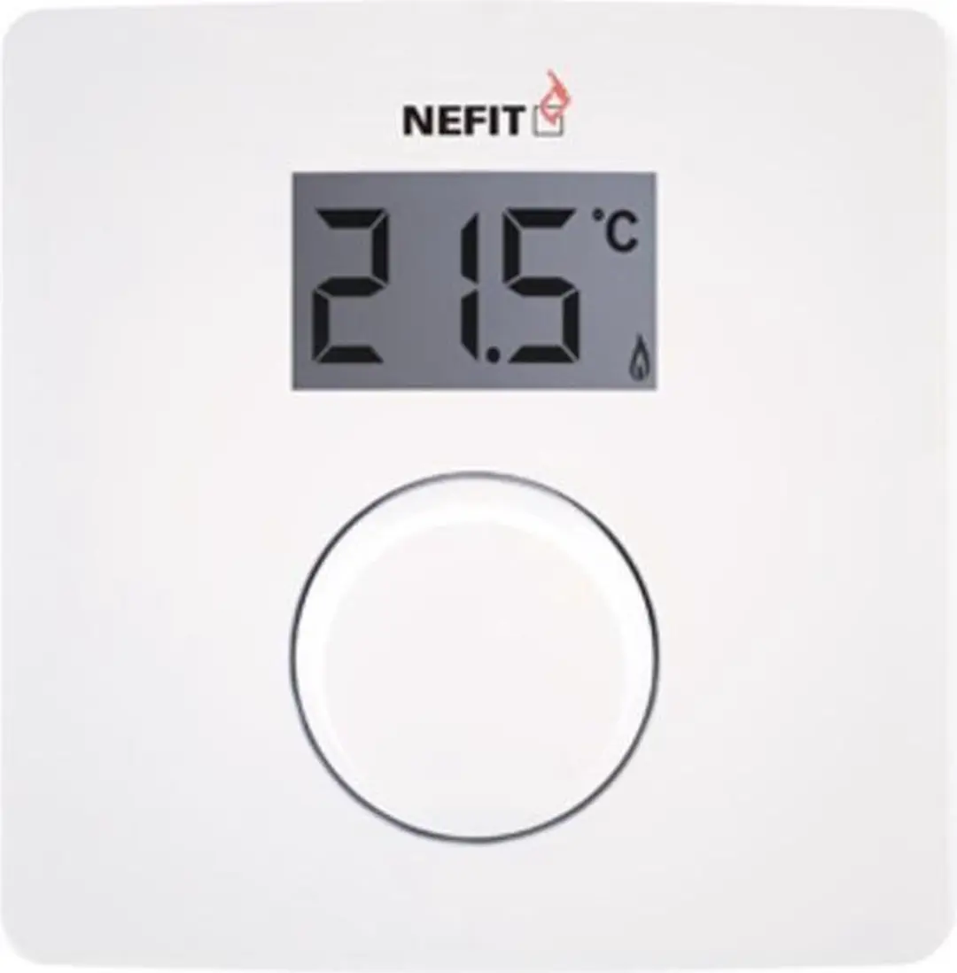 Nefit ModuLine kamerthermostaat met roundagon design Moduline 1010H
