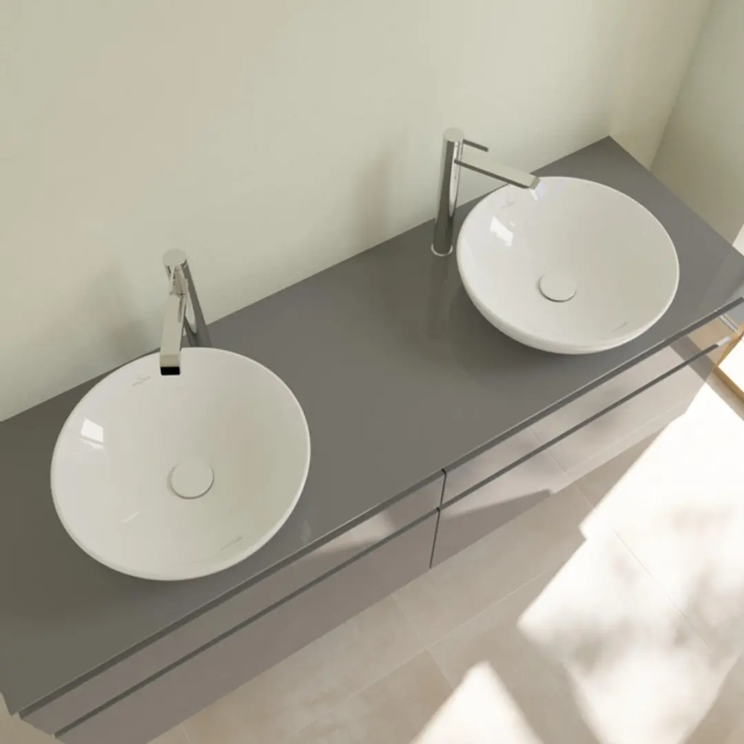 Villeroy & Boch Loop & Friends Opzetwastafel 42cm Wit - afbeelding 6 van 6