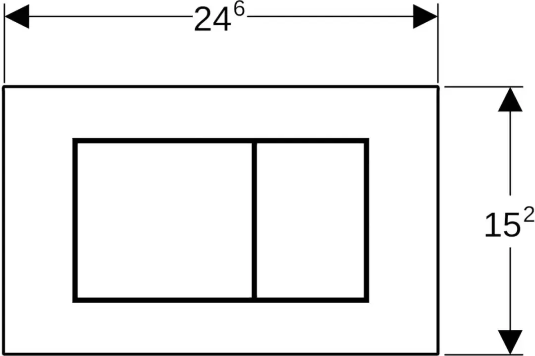 Geberit Sigma40 Bedieningsplaat - Roodgoud - afbeelding 6 van 6