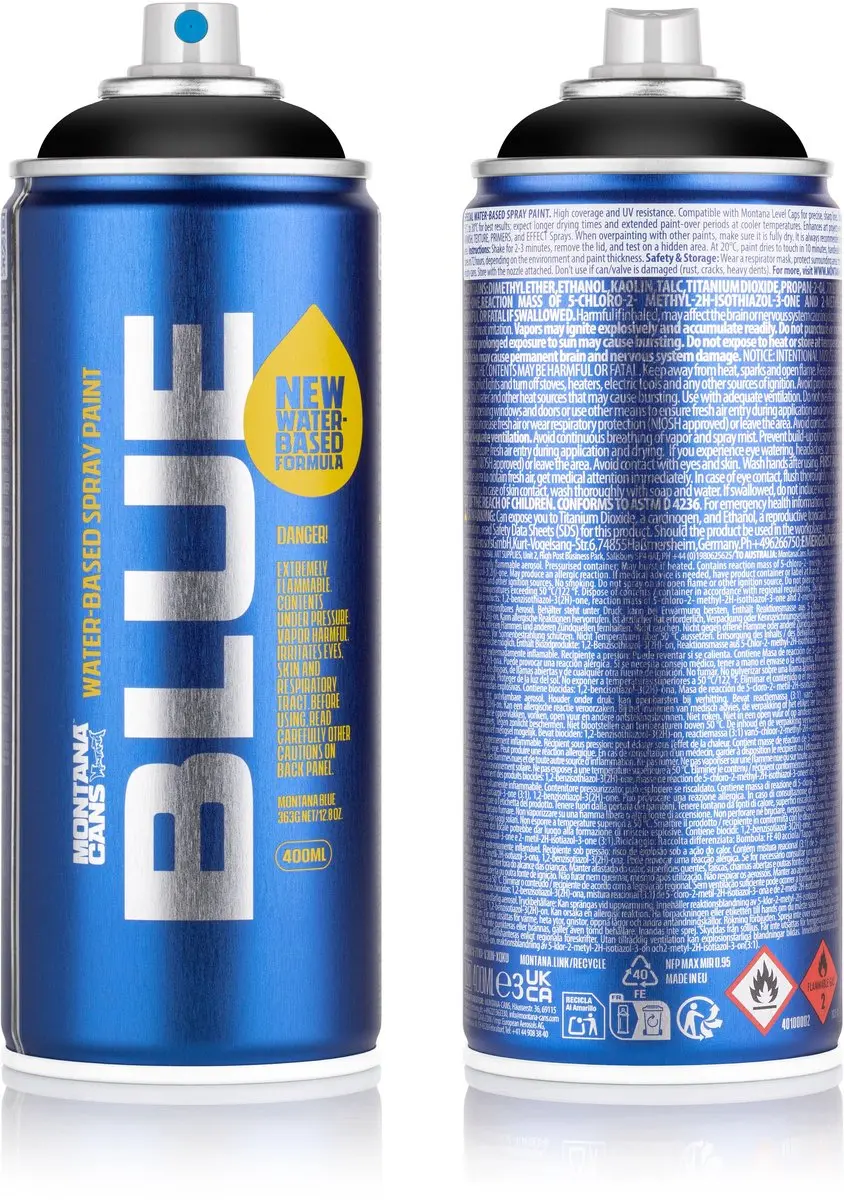 Montana BLUE Black Spuitbus 400ml